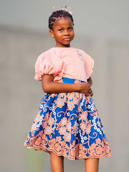 Tatas Mix & Match two piece outfit made with crepe and lace